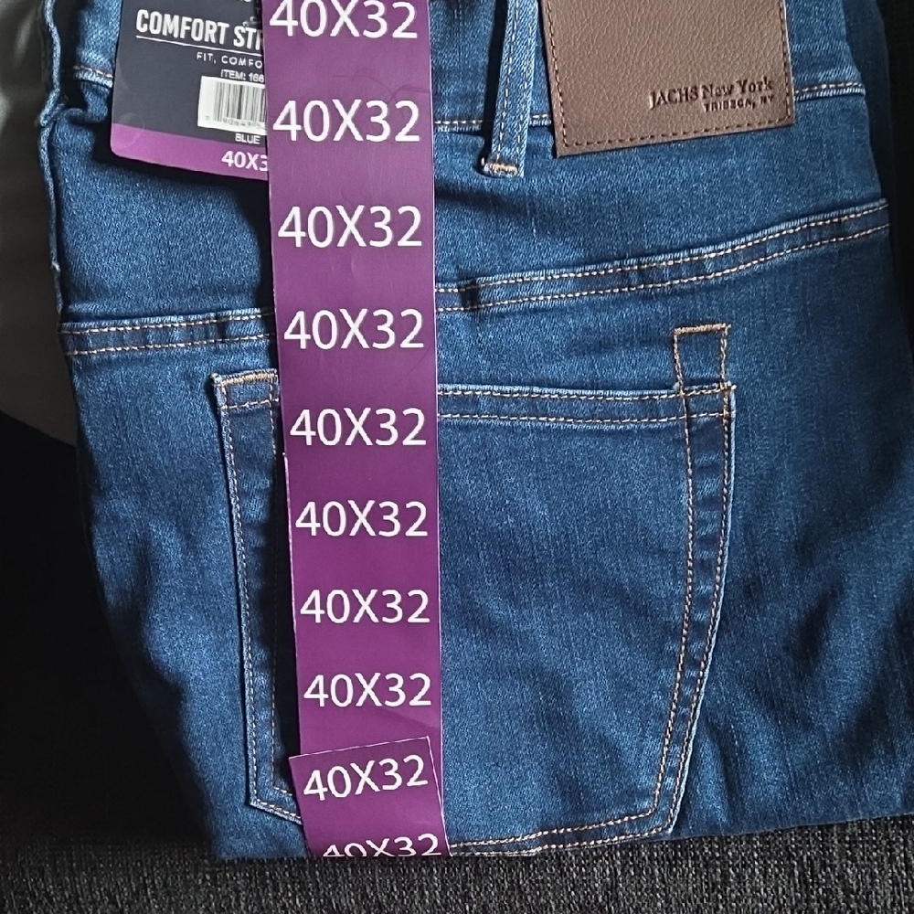 Men's Classic Straight Fit Jeans - Dark Blue